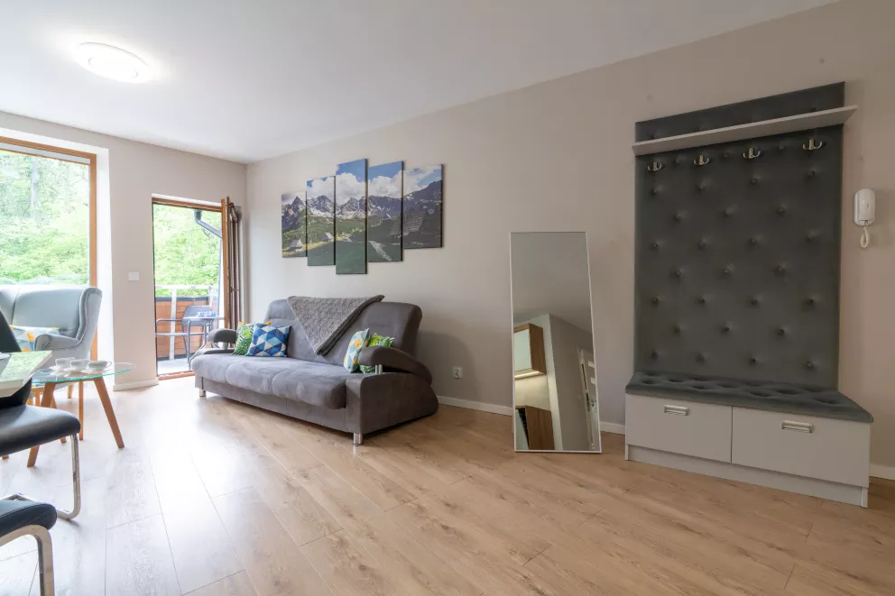 Apartament 6 osobowy, Bogdańskiego, Zakopane, 62m2, 6 osób, 3 łóżka