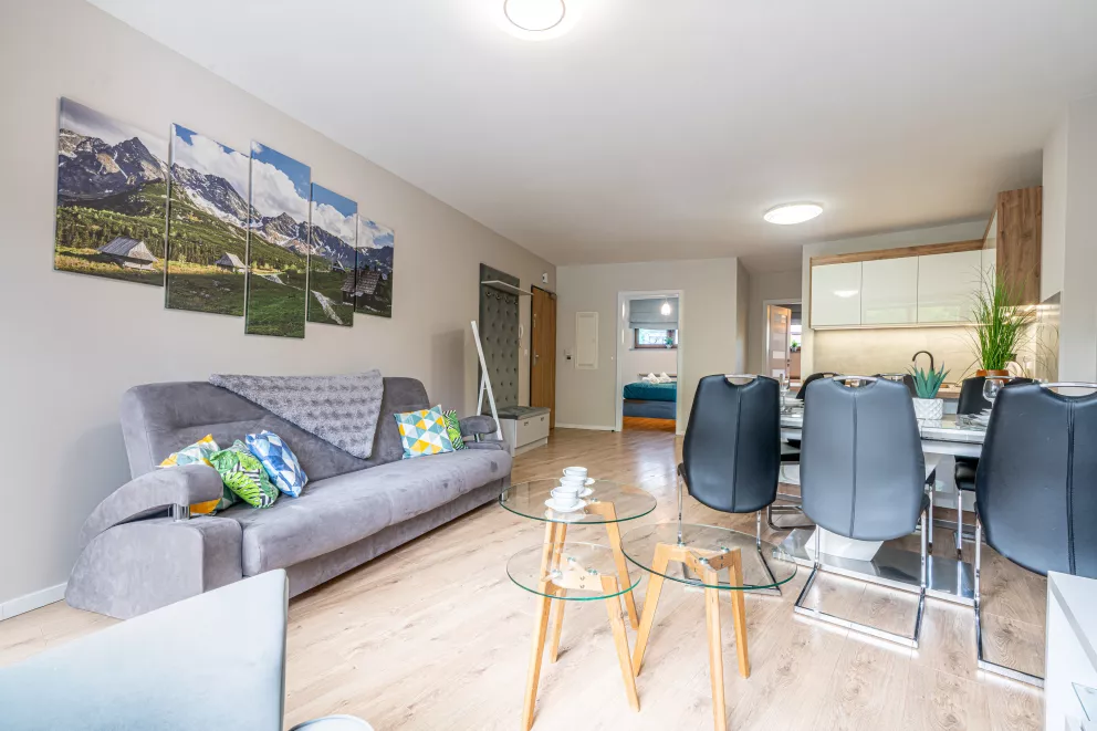 Apartament 6 osobowy, Bogdańskiego, Zakopane, 62m2, 6 osób, 3 łóżka