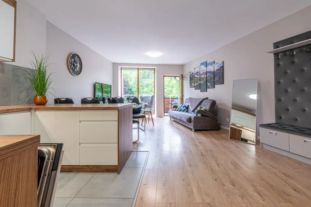 Apartament 6 osobowy, Bogdańskiego, Zakopane, 62m2, 6 osób, 3 łóżka