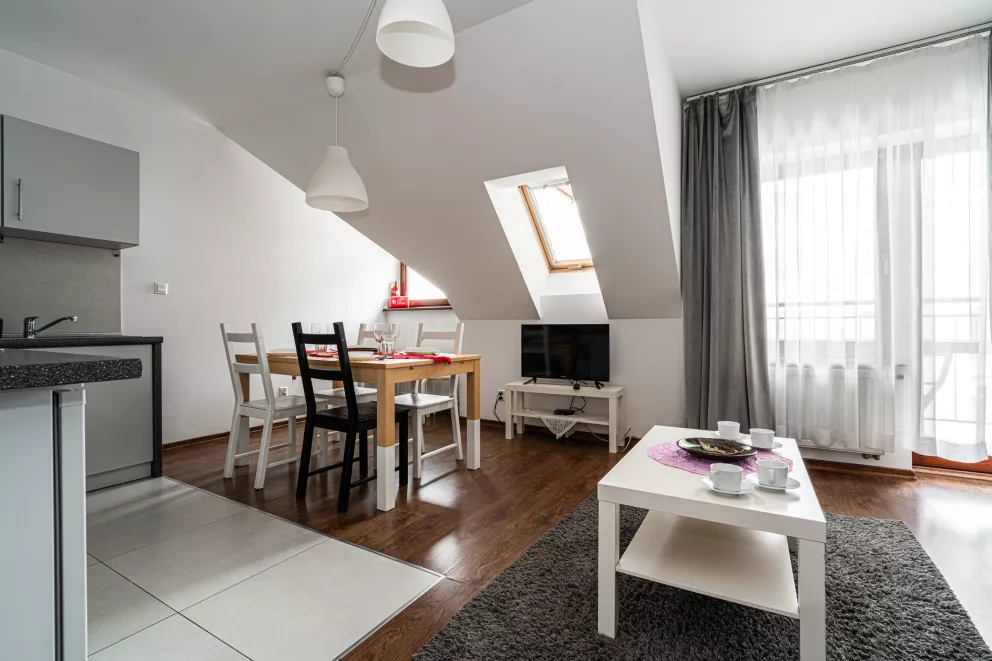 Apartament 6 osobowy, Brzozowa, Zakopane, 43m2, 6 osób, 4 łóżka