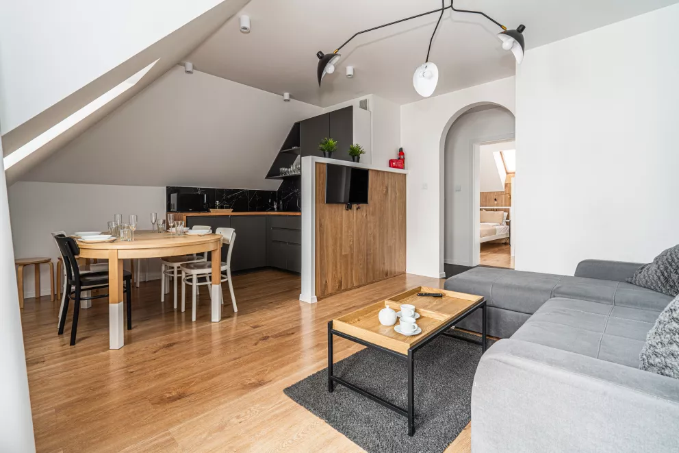 Apartament 6 osobowy, Brzozowa, Zakopane, 38m2, 6 osób, 4 łóżka