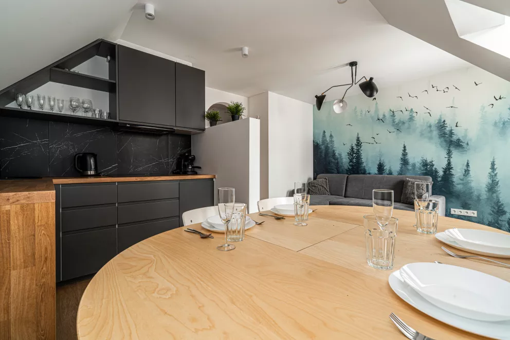 Apartament 6 osobowy, Brzozowa, Zakopane, 38m2, 6 osób, 4 łóżka