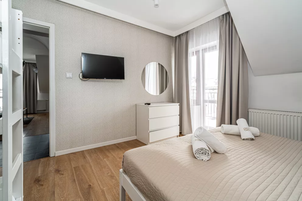 Apartament 6 osobowy, Brzozowa, Zakopane, 38m2, 6 osób, 4 łóżka