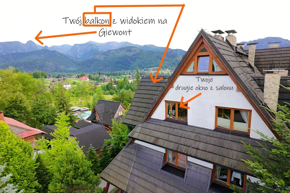Mountain View Studio Snowbird Residence Budzówka 33 m 11 Kościelisko